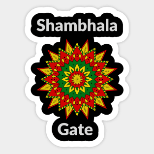 Shambhala Gate to another world Sticker